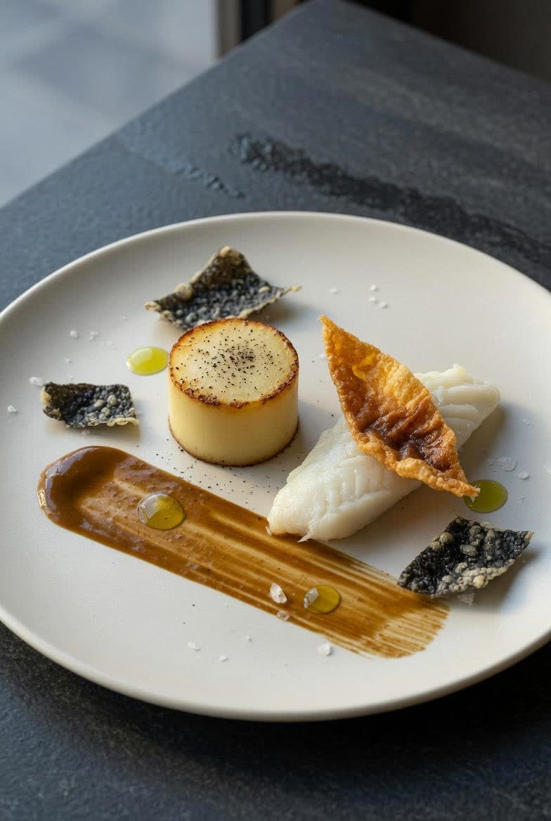 Cod Fish · Smoked Skin